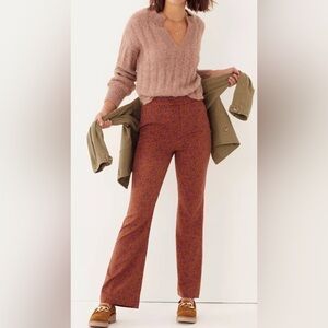 Scotch & Soda Soleil Floral Flare Pants, Size M